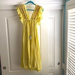 XS Free People Will Wait For You Midi Dress